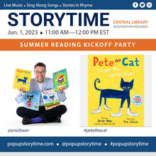 Load image into Gallery viewer, Storytime: Eric Litwin (2023. Jun. 1) Pre-Order