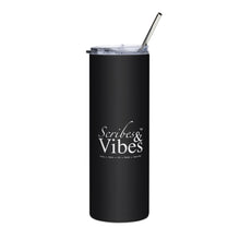 Load image into Gallery viewer, Scribes & Vibes Logo Stainless Steel Tumbler - 20 fl oz