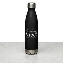 Load image into Gallery viewer, Scribes & Vibes Logo Stainless Steel Water Bottle - 17 fl oz
