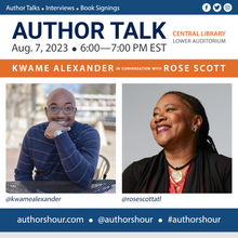 Load image into Gallery viewer, Author Talk: Kwame Alexander with Rose Scott (2023. Aug. 7) Pre-Order
