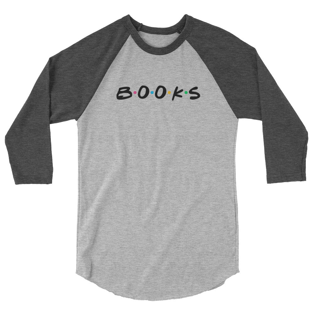 Books 3/4 Raglan Sleeve Shirt (Paperback)